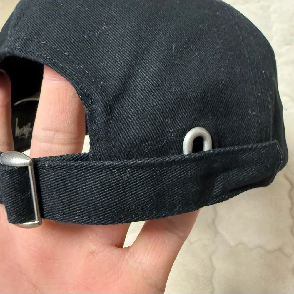 SS24 Stussy basic logo Daily cap in black